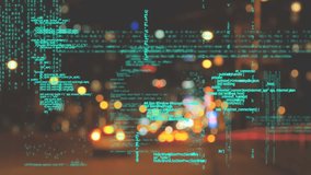 Animation of data processing, lights and world map. Global network, data processing and technology concept digitally generated video. - Powered by Shutterstock - Get 15% off with code: PIKWIZARD15