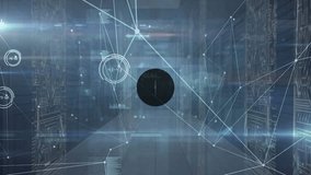 Network of profile icons against network of profile icons against network of connections with network of laboratory. Global business finances connections and digital interface concept digitally - Powered by Shutterstock - Get 15% off with code: PIKWIZARD15