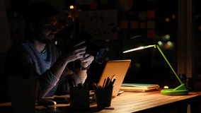 Animation of data processing over caucasian man using laptop. global business, computing, technology and data processing concept digitally generated video. - Powered by Shutterstock - Get 15% off with code: PIKWIZARD15