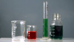 Animation of world map with data processing over beaker with liquid. Global science, computing and digital interface concept digitally generated video. - Powered by Shutterstock - Get 15% off with code: PIKWIZARD15