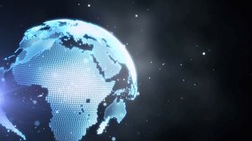 Animation of covid data processing and network of connections over globe. Video game entertainment and digital interface concept digitally generated video. - Powered by Shutterstock - Get 15% off with code: PIKWIZARD15