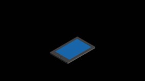 3d bar graph animation displaying data visualization on a digital tablet screen - Powered by Shutterstock - Get 15% off with code: PIKWIZARD15
