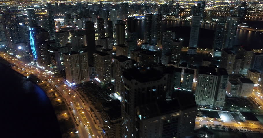 Overhead view of a power outage in a large city.