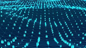 Data network, locked or encrypted information, digital wire, data protection, privacy. Exchanging, technology, restricted, security, digital asset management, connections. - Powered by Shutterstock - Get 15% off with code: PIKWIZARD15