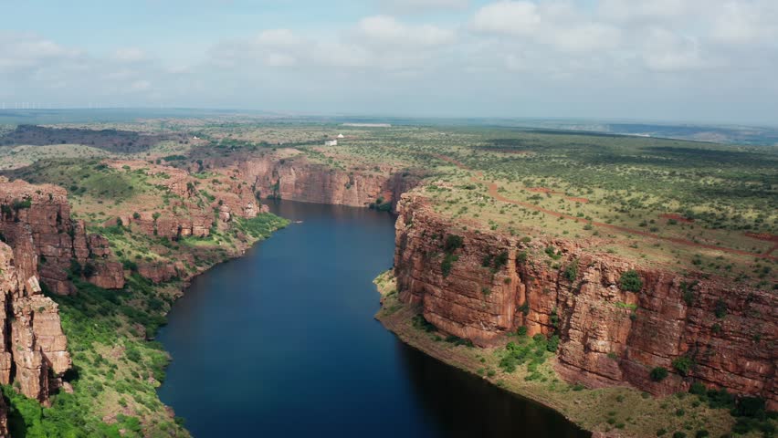 Aerial panorama of Gandikota