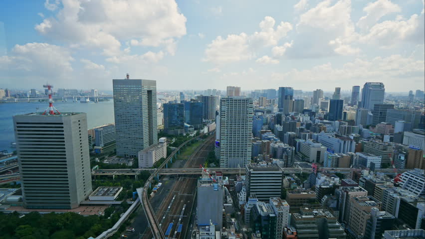 Time lapse view at Tokyo city in japan
