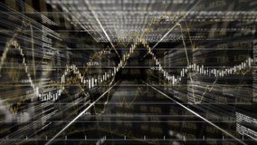 Animation of scan scope over network of connections and server room. global science, connections, data processing and digital interface concept digitally generated video. - Powered by Shutterstock - Get 15% off with code: PIKWIZARD15