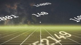 Animation of numbers with financial data processing. Global business finances connections and digital interface concept digitally generated video. - Powered by Shutterstock - Get 15% off with code: PIKWIZARD15