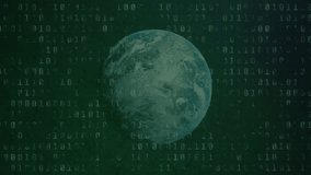 Animation of financial data processing with chips and globe over dollar bill and fire. Global finances, computing and digital interface concept digitally generated video. - Powered by Shutterstock - Get 15% off with code: PIKWIZARD15