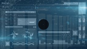 Animation of network of connections over data processing. Global business and digital interface concept digitally generated video. - Powered by Shutterstock - Get 15% off with code: PIKWIZARD15