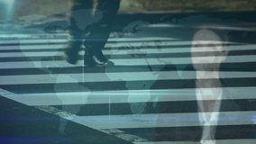 Business professional with global network and data processing animation overlay. networking, technology, connections, digital, communication - Powered by Shutterstock - Get 15% off with code: PIKWIZARD15