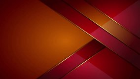 modern, luxurious abstract background, overlapping layers in shades of red and orange, accented with gold lines - Powered by Shutterstock - Get 15% off with code: PIKWIZARD15