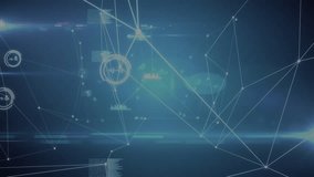 Animation of data processing over mathematical formulas. global connections, data processing and technology concept digitally generated video. - Powered by Shutterstock - Get 15% off with code: PIKWIZARD15