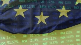 Animation of globe and data processing over glitch. Digitally generated image. - Powered by Shutterstock - Get 15% off with code: PIKWIZARD15