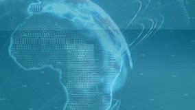 Animation of financial data processing over businessmen. Global science, connections, data processing and digital interface concept digitally generated video. - Powered by Shutterstock - Get 15% off with code: PIKWIZARD15