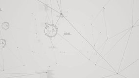 Animation of financial data processing over network of connections and data processing. Global shipping digital interface technology and networking concept digitally generated video. - Powered by Shutterstock - Get 15% off with code: PIKWIZARD15