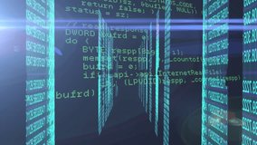 Animation of light trails over data processing on black background. Global connections, computing and digital interface concept digitally generated video. - Powered by Shutterstock - Get 15% off with code: PIKWIZARD15