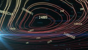 Animation of white lines over scope scanning. Global digital interface technology and networking concept digitally generated video. - Powered by Shutterstock - Get 15% off with code: PIKWIZARD15