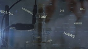 Animation of data processing over caucasian male doctor using vr headset. Global medicine, computing and digital interface concept digitally generated video. - Powered by Shutterstock - Get 15% off with code: PIKWIZARD15