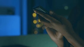 Animation of falling icons over african american women using smartphone. Global business and data processing concept digitally generated video. - Powered by Shutterstock - Get 15% off with code: PIKWIZARD15