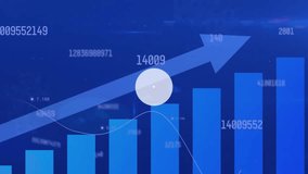 The processing of financial data by a global business. Global business finances connections and digital interface concept digitally generated video. - Powered by Shutterstock - Get 15% off with code: PIKWIZARD15