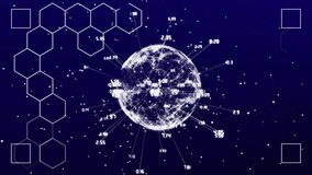 Analytics interface activating with holographic globe rotating and trend line climbing for insights. Futuristic, data, visualization, digital, technology, network, intelligence - Powered by Shutterstock - Get 15% off with code: PIKWIZARD15