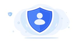 Personal Data Protection, Digital Privacy, Secure Identity Management, And Cyber security Concepts. Modern Minimal Flat Animation. - Powered by Shutterstock - Get 15% off with code: PIKWIZARD15