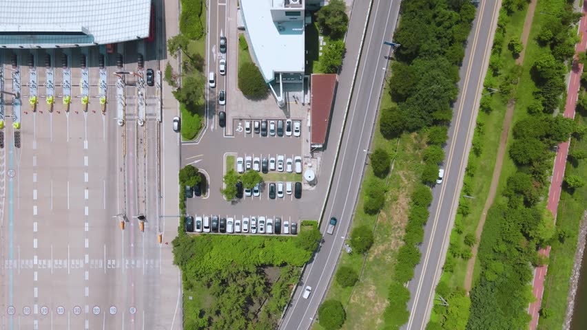 Incheon International Airport Tollgate Aerial View of Incheon International Airport Expressway