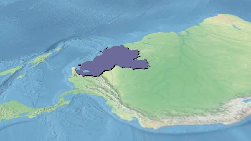 Venezuela highlighted map showing South American country location borders terrain rainforest and Caribbean Sea region geographic educational visualization
