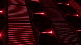 Animated Red color glowing big data transfer binary code hi tech design black technology background - Powered by Shutterstock - Get 15% off with code: PIKWIZARD15