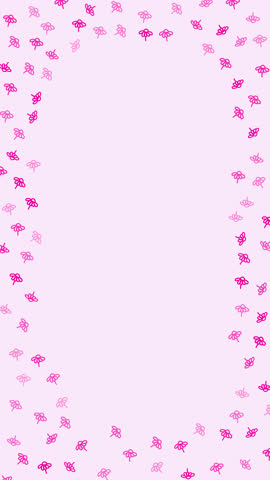 Twinkle flicker flower daisy frame on pink background. Ideal for mobile video, invitation, social digital media, floral events, botanic or botany, feminine designs, or spring themed projects. 
