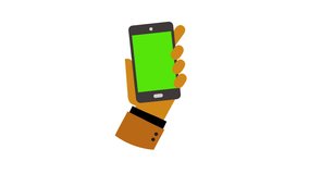 Business Mobile Handshake Motion Graphic Video For Digital Communication And Information Concept - Powered by Shutterstock - Get 15% off with code: PIKWIZARD15