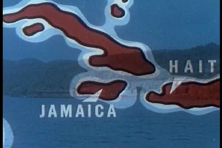 1950s - Bauxite aluminum mining in Jamaica in the 1950s.