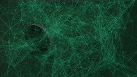 Animation of network of connections over casino chip. global business, finance, gambling and data processing concept digitally generated video. - Powered by Shutterstock - Get 15% off with code: PIKWIZARD15