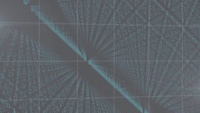 Animation of binary coding data processing over colorful shapes on blue background. Global computing technology and data processing concept digitally generated video. - Powered by Shutterstock - Get 15% off with code: PIKWIZARD15