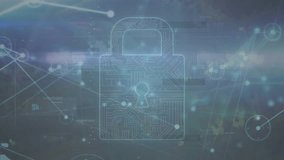 Animation of data processing over red squares. Global communication technology and data sharing concept digitally generated video. - Powered by Shutterstock - Get 15% off with code: PIKWIZARD15