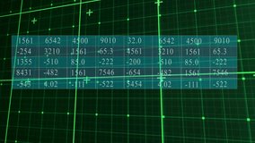 Squares processing numbers on a screen. Global data processing and digital interface concept digitally generated video. - Powered by Shutterstock - Get 15% off with code: PIKWIZARD15