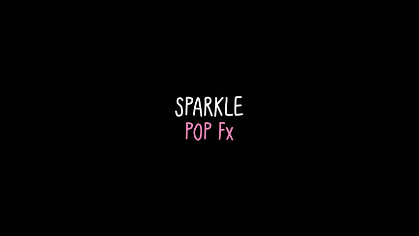Sparkle Pop animation, white sparkle burst click effect, twinkle star pop impact, simple magic motion graphic, transparent background, alpha channel