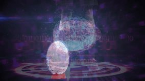 Animation of caucasian businessman over globe and diverse data. Global connections networks and data processing concept digitally generated video. - Powered by Shutterstock - Get 15% off with code: PIKWIZARD15