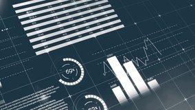 Animation of digital data processing over dark background. Global data processing concept digital generated video. - Powered by Shutterstock - Get 15% off with code: PIKWIZARD15