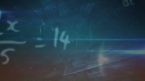 Animation of data processing over mathematical formulas. global connections, data processing and technology concept digitally generated video. - Powered by Shutterstock - Get 15% off with code: PIKWIZARD15