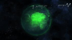 Animation of digital data processing over globe on black background. Global connections, computing and data processing concept digitally generated video. - Powered by Shutterstock - Get 15% off with code: PIKWIZARD15