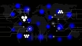 A digital business scaling concept featuring the text BizScale surrounded by financial icons like a rocket, target, dollar, and gears on a blurred world map background with blue lights. Clear detai... - Powered by Shutterstock - Get 15% off with code: PIKWIZARD15