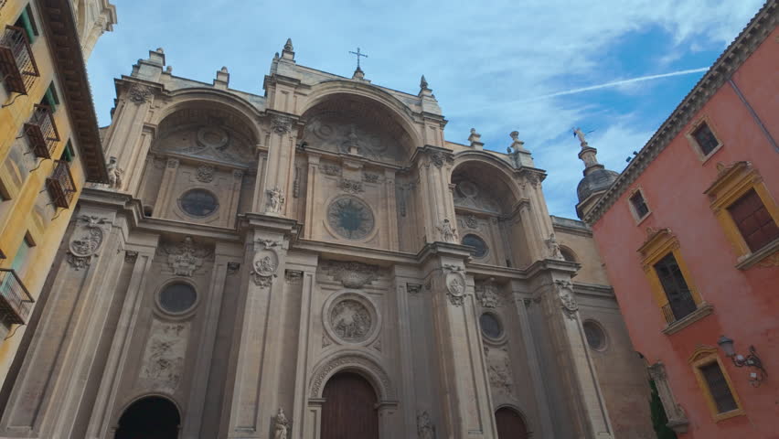 ranada Cathedral, Renaissance masterpiece in Granada, Spain.
Catedral Metropolitana de Granada), the largest Spanish Renaissance cathedral located in Granada city center, Andalusia, Spain. Built 1523–1704 atop the former Great Mosque with five naves, central dome, Baroque facade by Alonso Cano, adjacent to Royal Chapel and Alhambra nearby.