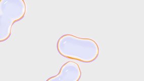 Horizontal 3d abstract sphere metaball loop animation geometry liquid gel bubble fluid copyspace interface banner wallpaper background hologram glossy glass neon gradient prism reflection futuristic - Powered by Shutterstock - Get 15% off with code: PIKWIZARD15