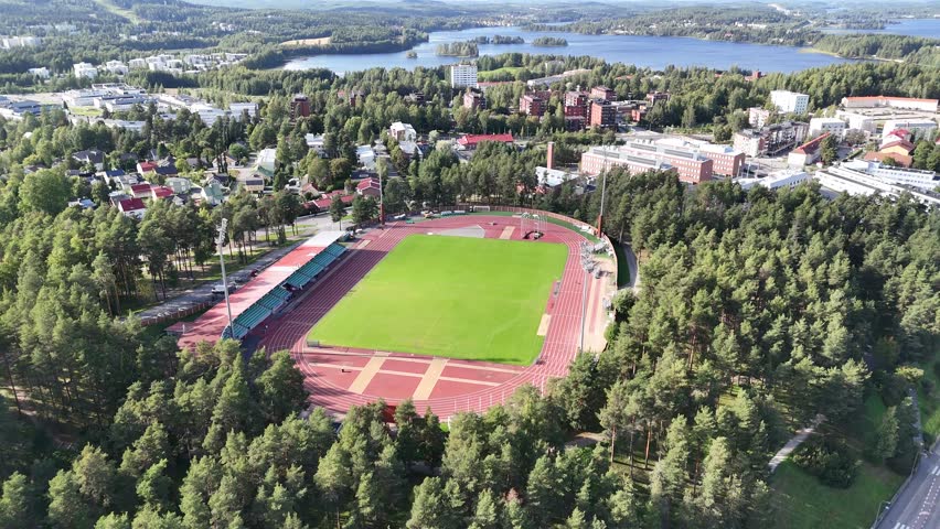 Sport stadion on Finnish city Jyväskylä.