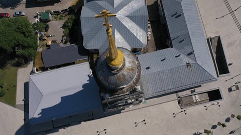 Aerial View of Kolomna Kremlin Tower