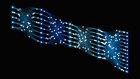 Blue Cyber Technology Network with 3D Perspective , Futuristic Glowing Data Connections, Abstract High Tech Loop for AI Systems, Digital Twins and Enterprise Software - Powered by Shutterstock - Get 15% off with code: PIKWIZARD15