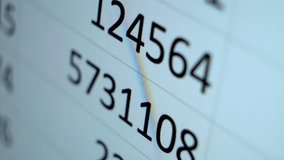 Digital data analysis on a computer screen with abstract numbers scrolling, representing financial statistics or code - Powered by Shutterstock - Get 15% off with code: PIKWIZARD15