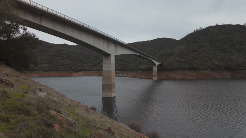 Highway 49 Bridge Over New Melones Lake
